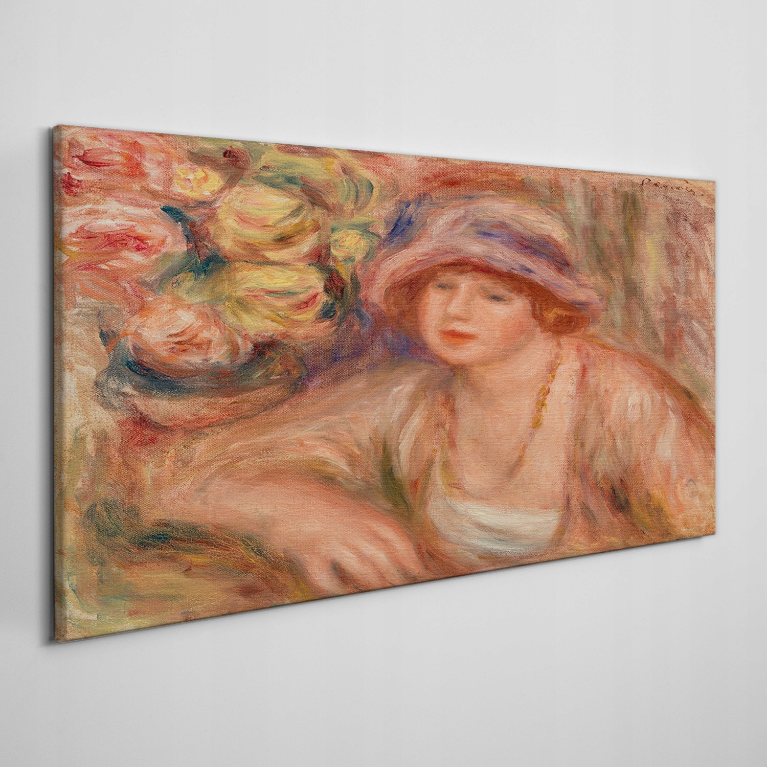 

Obraz ścienny na płótnie Kobiety kwiaty 100x50 cm