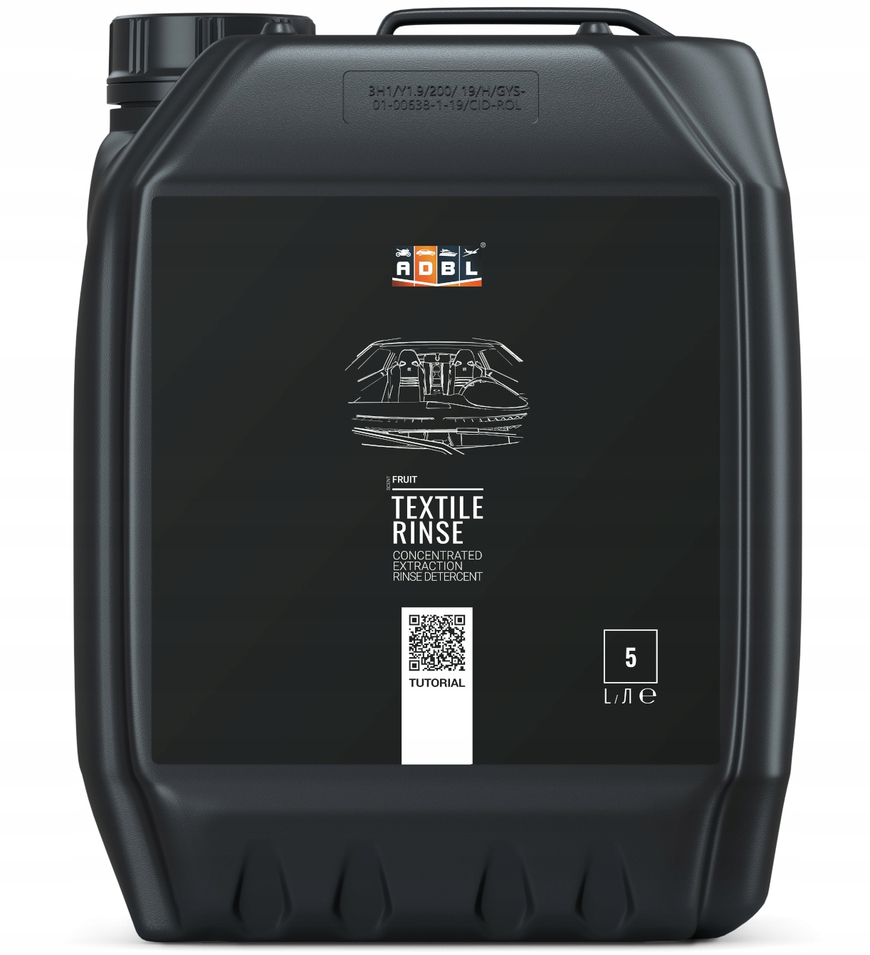 ADBL TEXTILE RINSE 5L ADB000064/ADB Pojemność opakowania 5000 ml