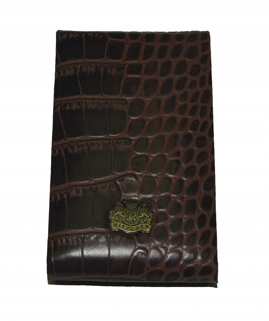 Pouzdro na vlastní vizitky Wittchen croco hnědé