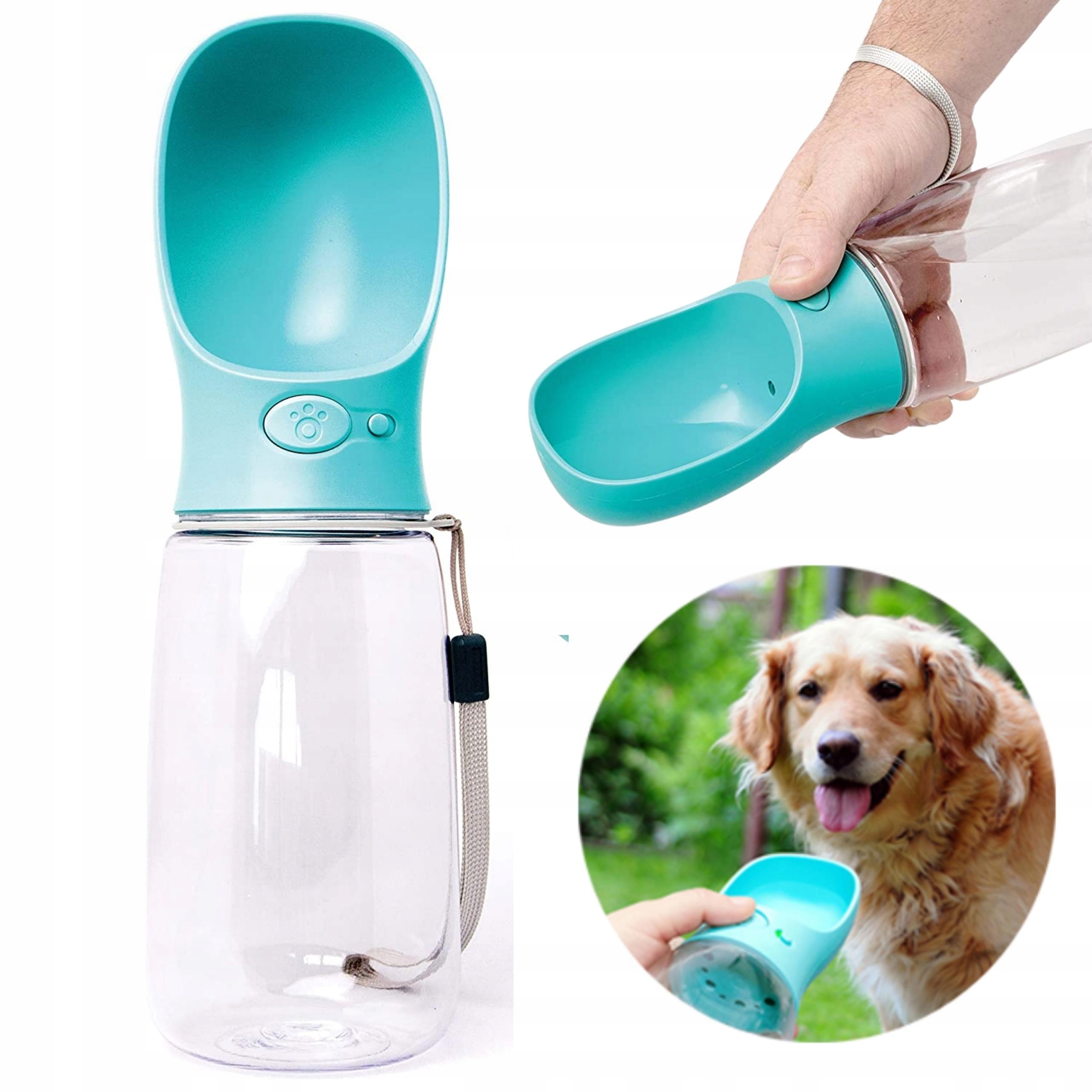 

Poidło Dla Psa Butelka Bidon Z Miską Na Wodę 550ml