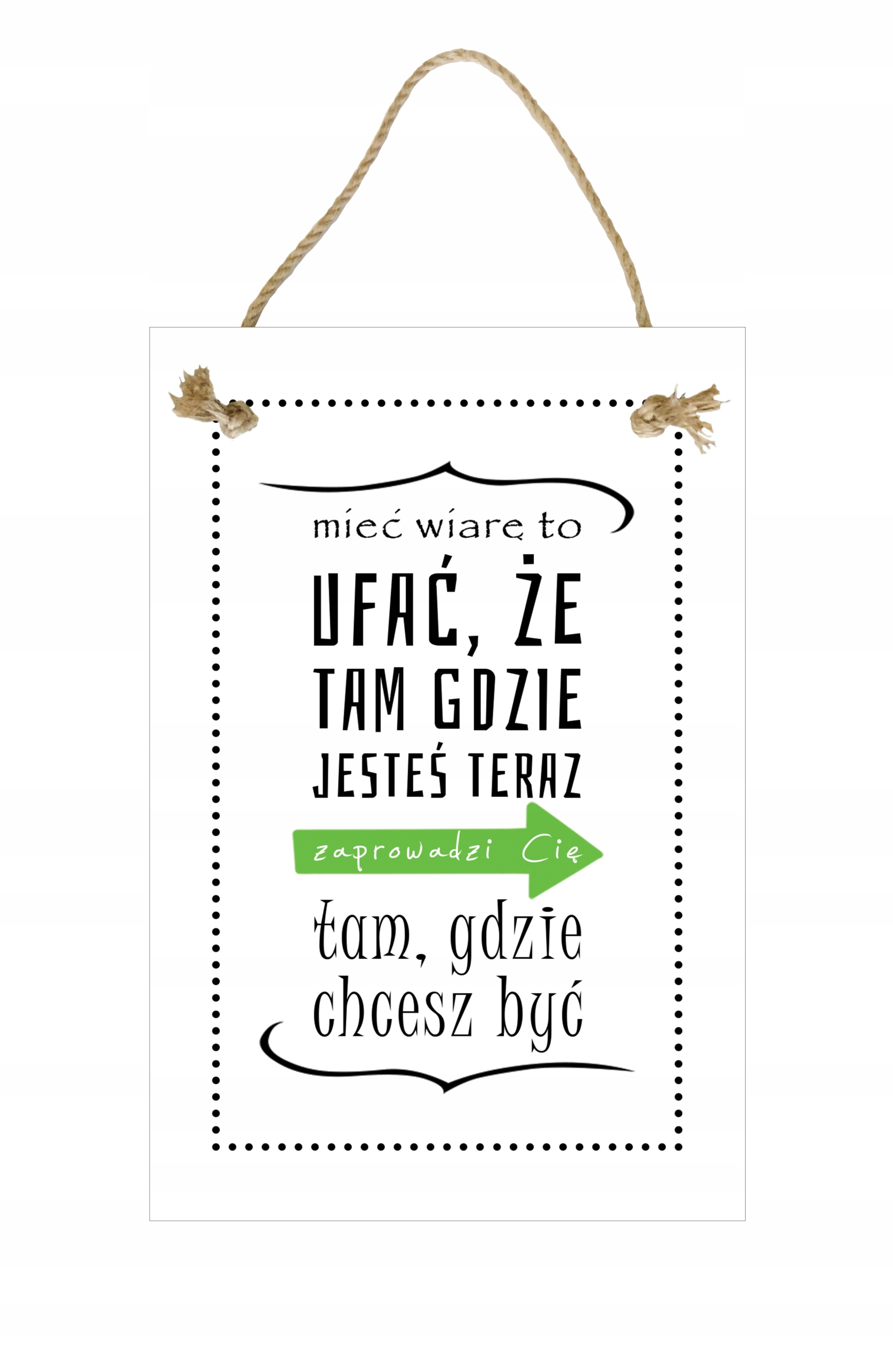 OBRAZ TABLICZKA MOTYWACYJNA