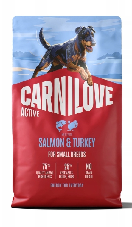 Carnilove Active Dog Salmon & Turkey Adult Small Breed 4kg