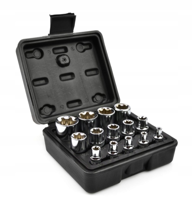 

Zestaw nasadek torx E4-E24 14szt