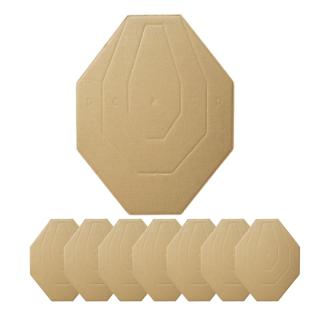 100 x Tarcze Ipsc na kartonie 420 g 460 x 580 mm Zestaw 100 Sztuk