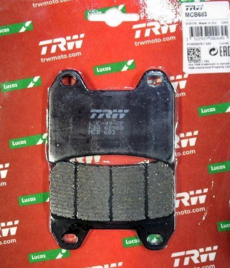 KLOCKI HAM PRZÓD TRW LUCAS BMW F800 GT ABS '13-16