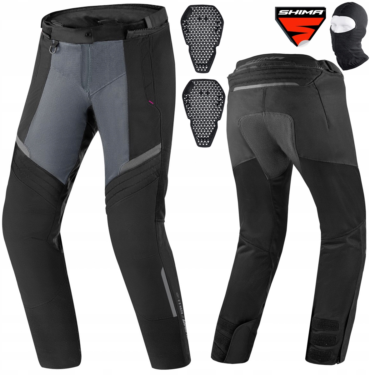 SPODNIE MOTOCYKLOWE | SHIMA RUSH 2.0 VENT | DAMSKIE WENTYLOWANE + GRATISY