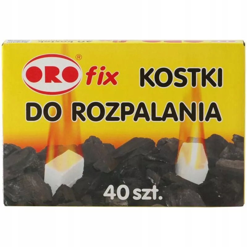 

Oro Rozpałka do grilla, kominka i pieca, 40 sztuk