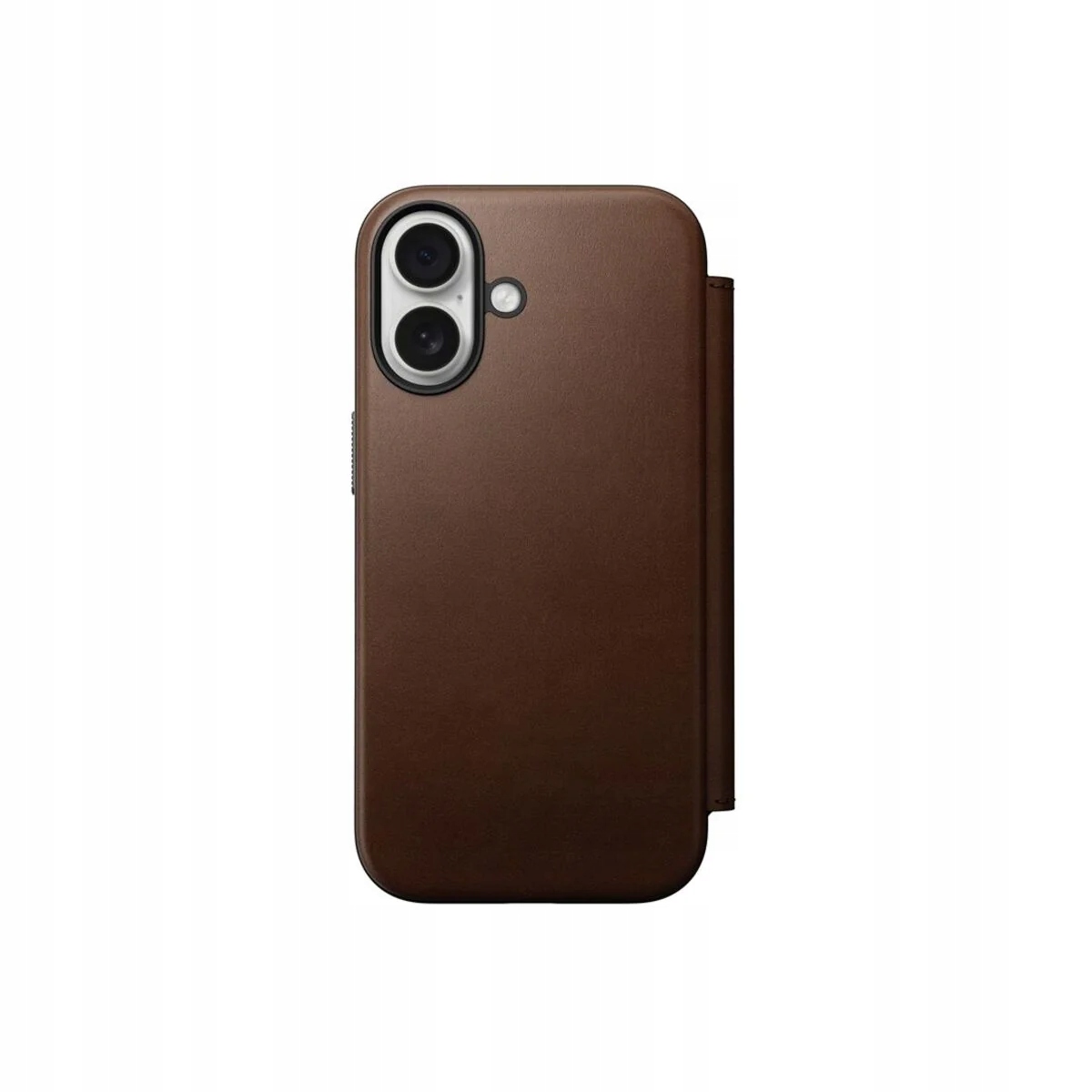 Kryt pro iPhone 17 Nomad Modern Leather Folio hnědý