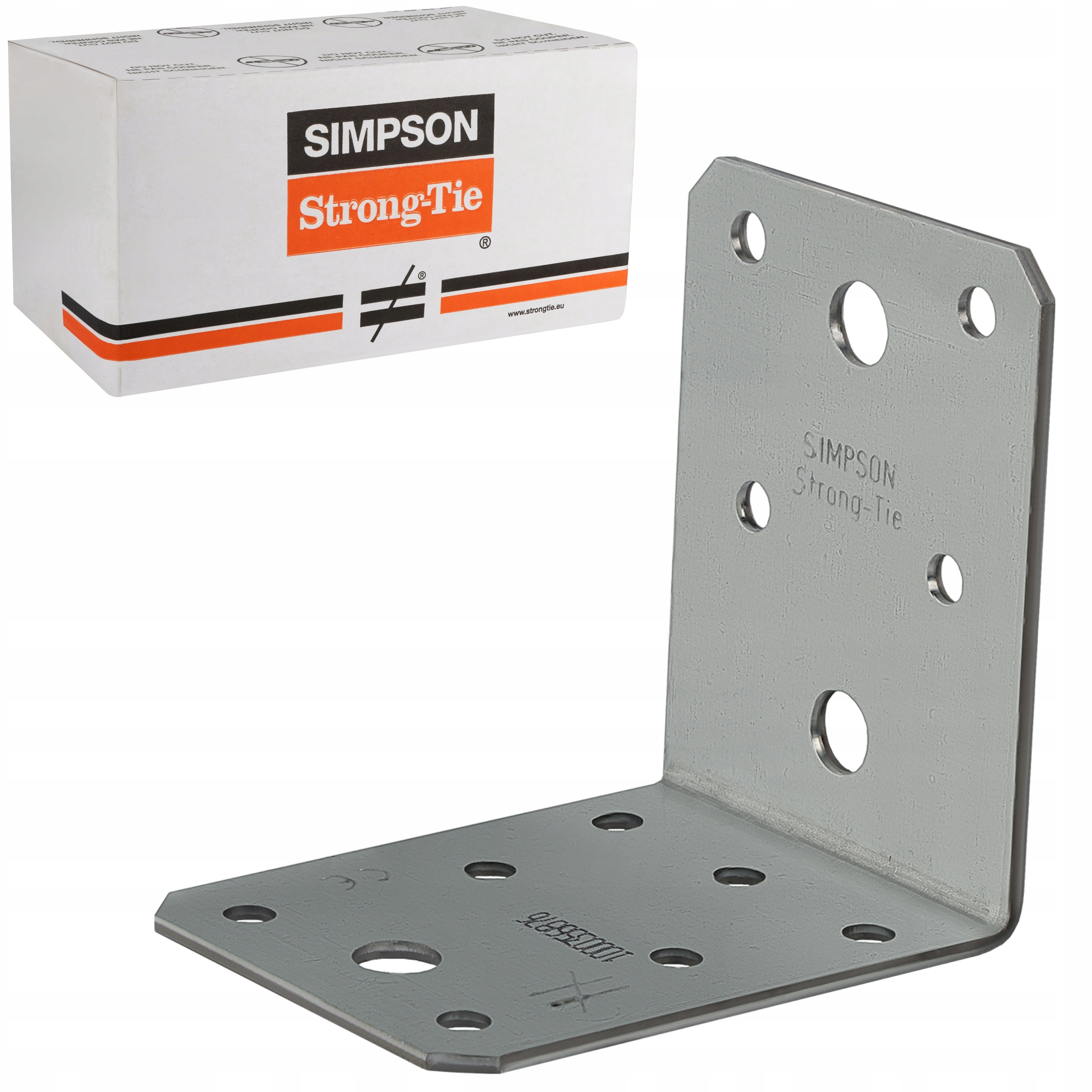 Tesárske spojky uholníky 70x70x55 x 2,0mm 100ks oceľové Simpson AB70