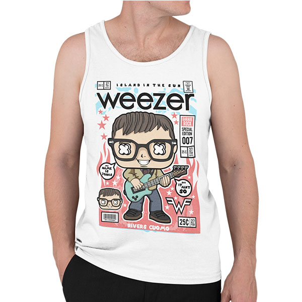 TANK TOP HORROR/ROCK RIVERS CUOMO WEEZER Marka inna