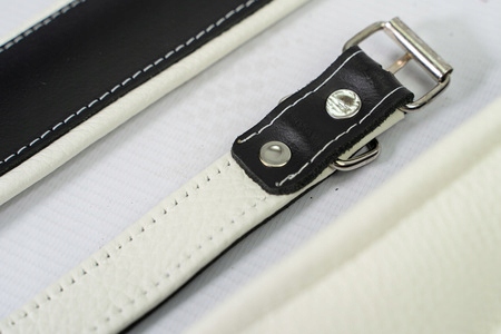 Sada pásů, pásků Polské Široké Black/white pro akordeon 72-80 b