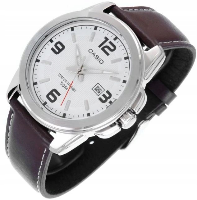 Elegantní A Stylové Pánské Hodinky Casio MTP-1314PL-7A S Datem Na Řemínku Krabička