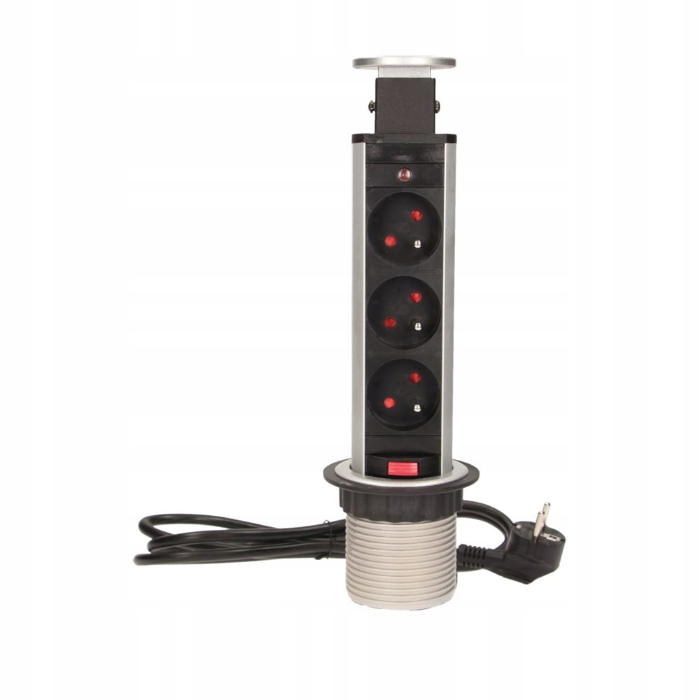 Zásuvka zapuštěná do pracovní desky 3x250V Ac OR-AE-1347