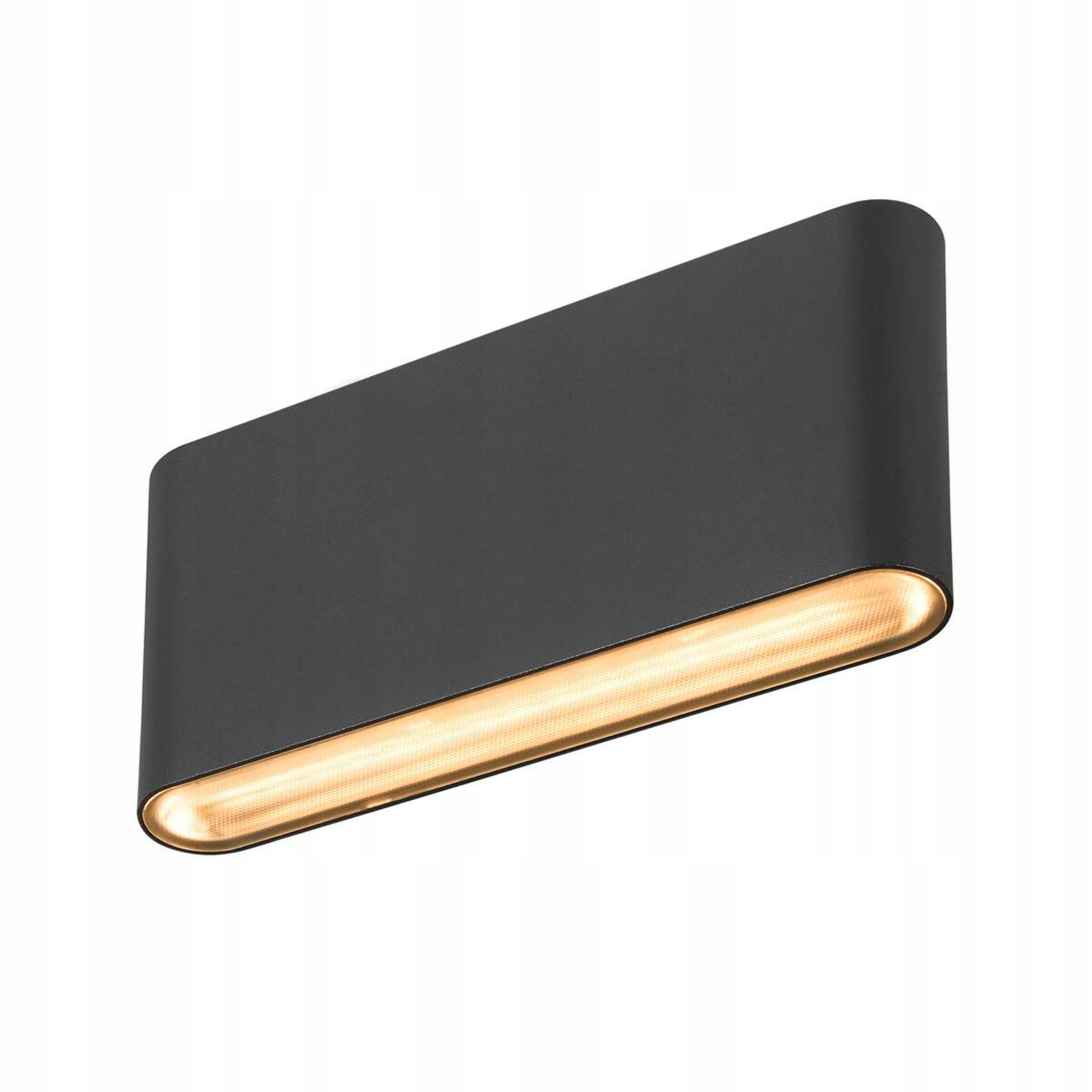 Nástěnné svítidlo Slv Oval 18 Wl černé 9,3W IP65 2700/3000K