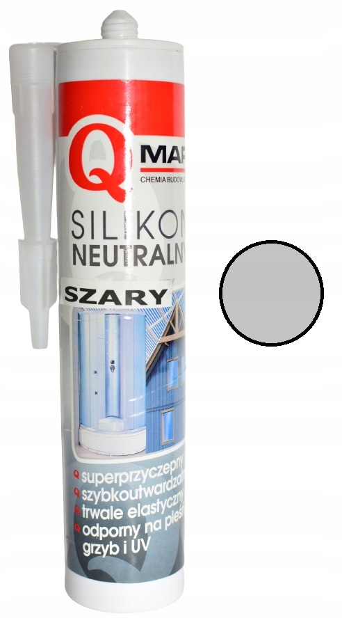 

Qmar silikon neutralny szary bezzapachowy oxime