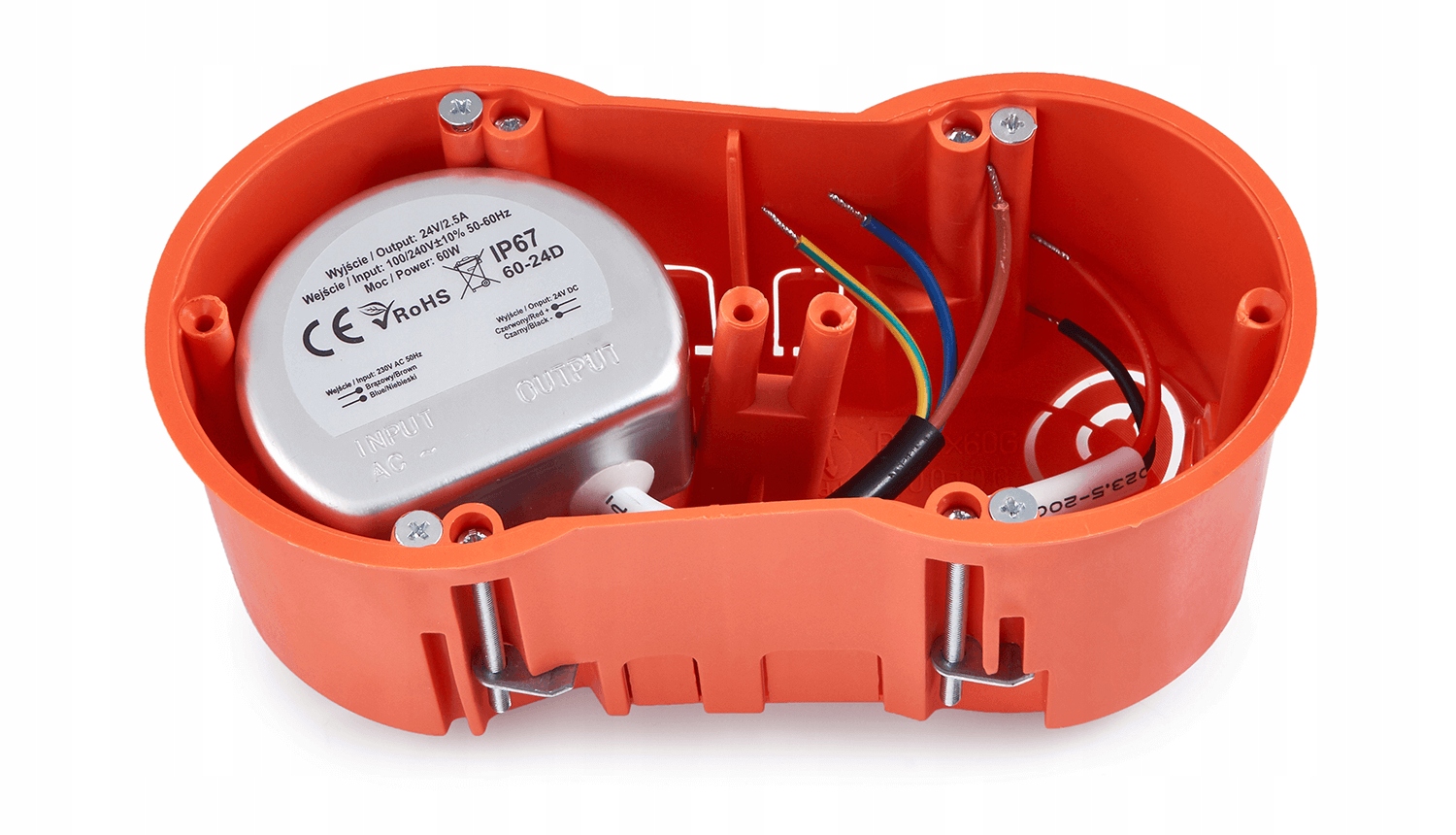 ZASILACZ LED DOPUSZKOWY 24V 2.5A 60W IP67 Marka Led Expert