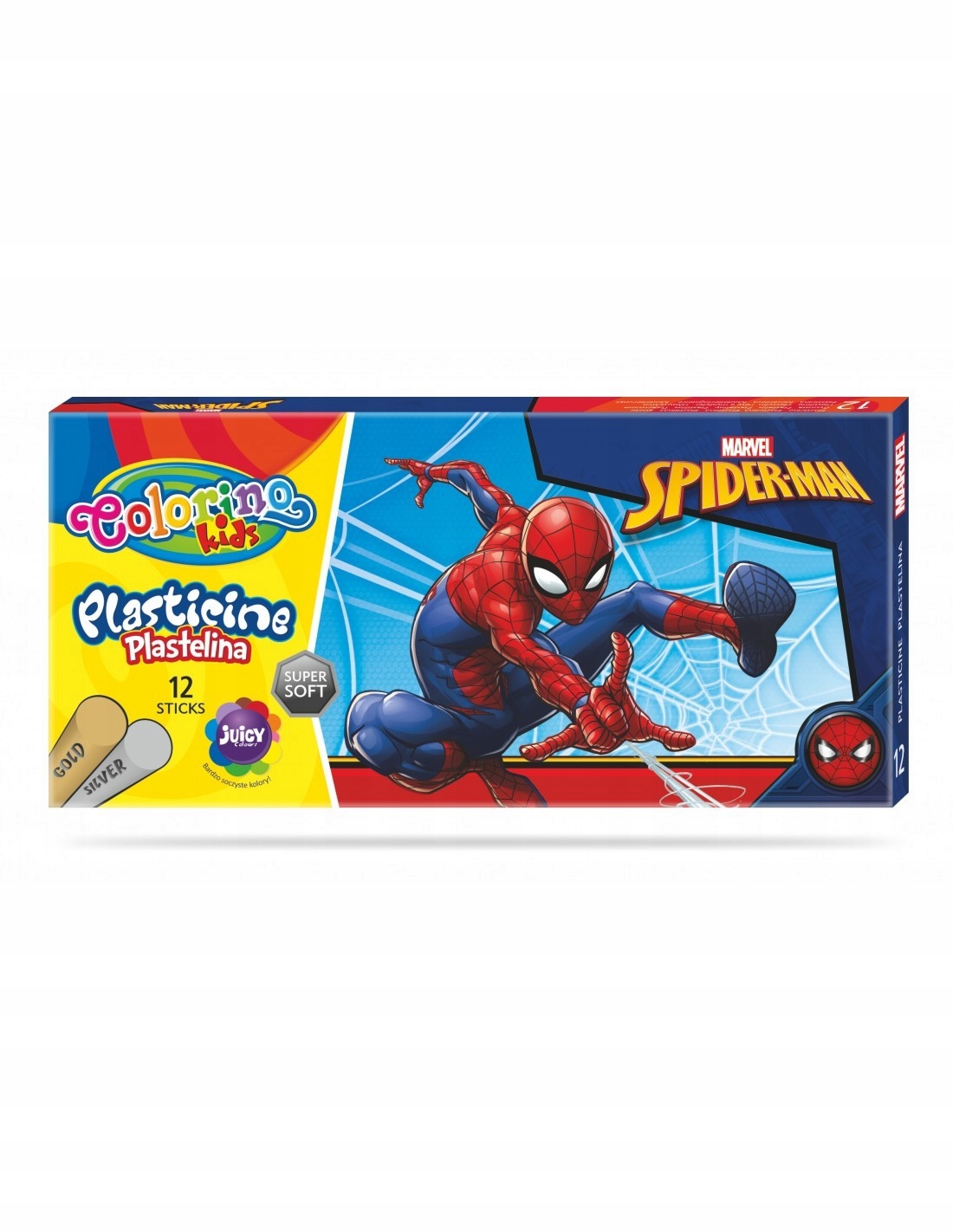 

Plastelina okrągła Spiderman Colorino