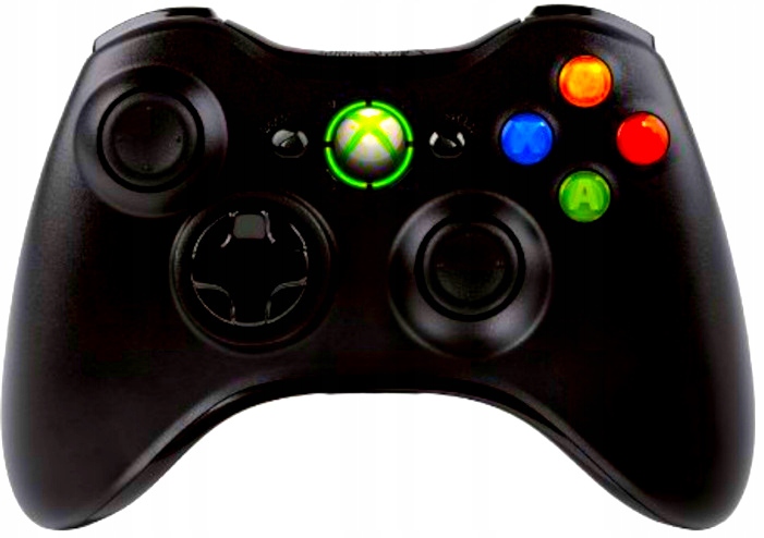 kup pada i graj dalej XBOX 360 PAD BEZPRZEWODOWY ORYGINALNY CZARNY
