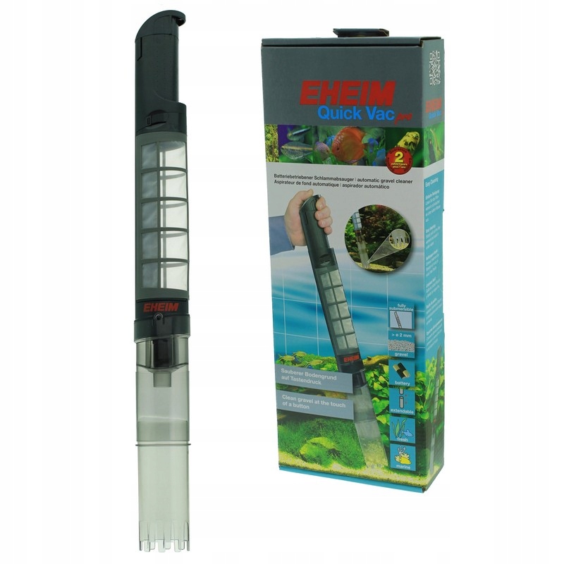 Levně Automatický Bateriový Odmulčovač Quick Vac 3531, Čistič Dna Pro Akvárium