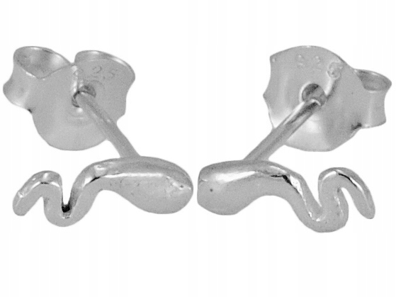 

Versil kolczyki żmijki żmija sztyfty srebro 0,925