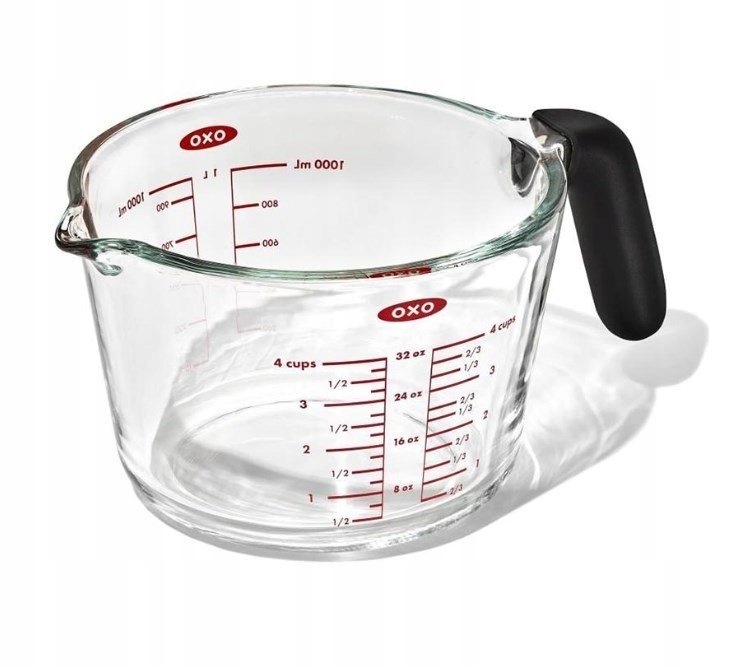 Oxo – Odměrka skleněná 1 l. Good Grips
