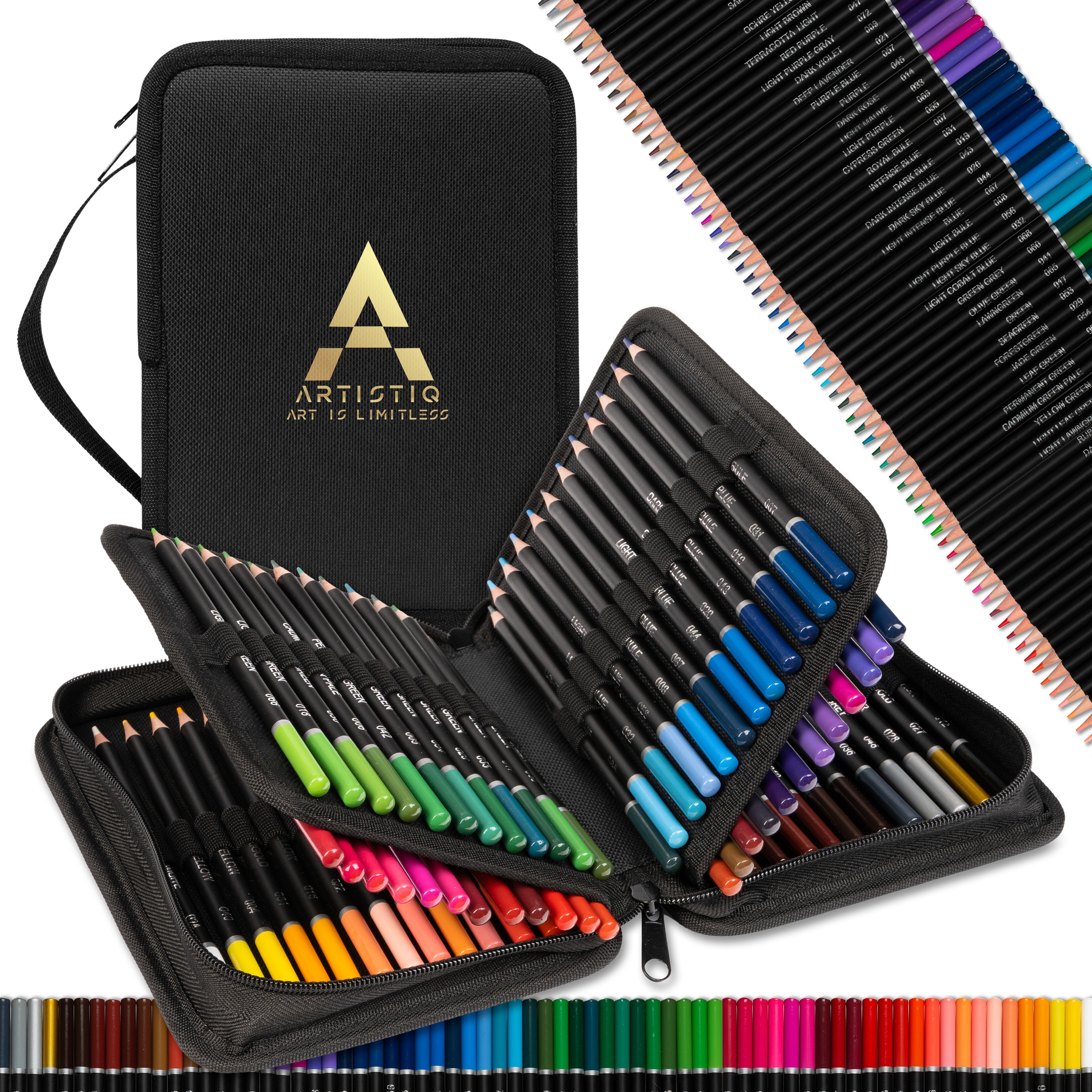 Pastelky Profesionální Sada Pastelek Na Vybarvování Kreslení 72v1