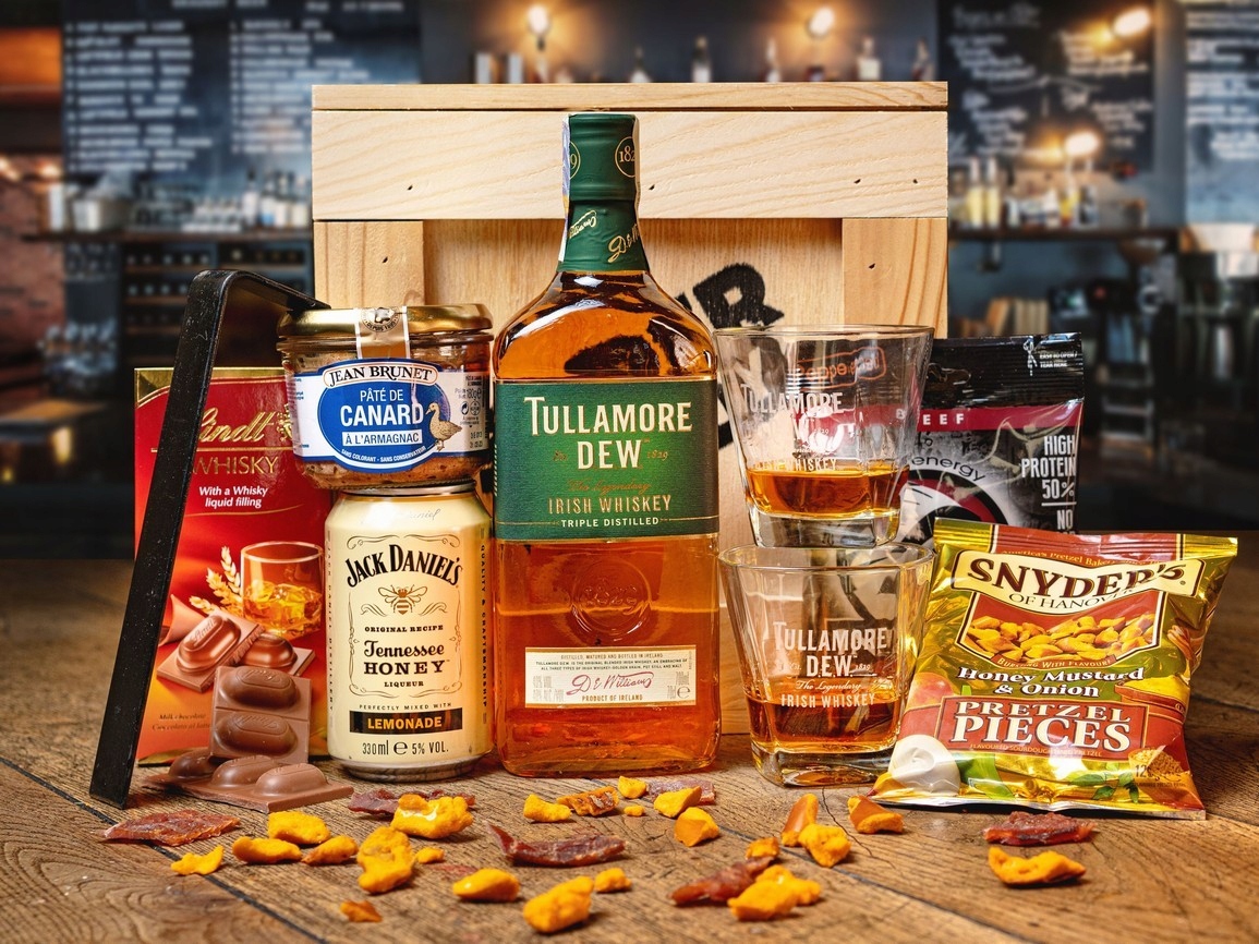 Levně Dárková bedna s Jim Beam – originální dárek pro muže na Narozeniny, Svátek