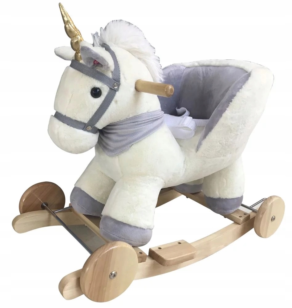 

Adamtoys Konik Na Biegunach Bujak Z Pasem I Kołami