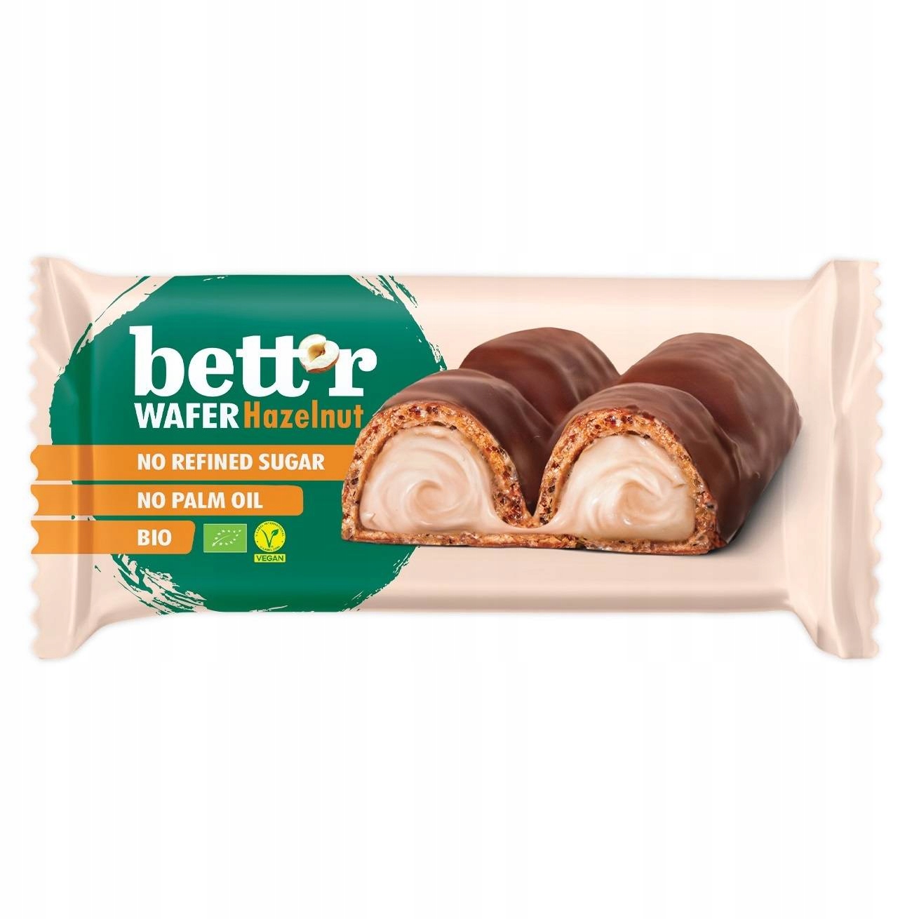 BATONIK Z NADZIENIEM ORZECHOWYM W CZEKOLADZIE BIO 30 g - BETT'R