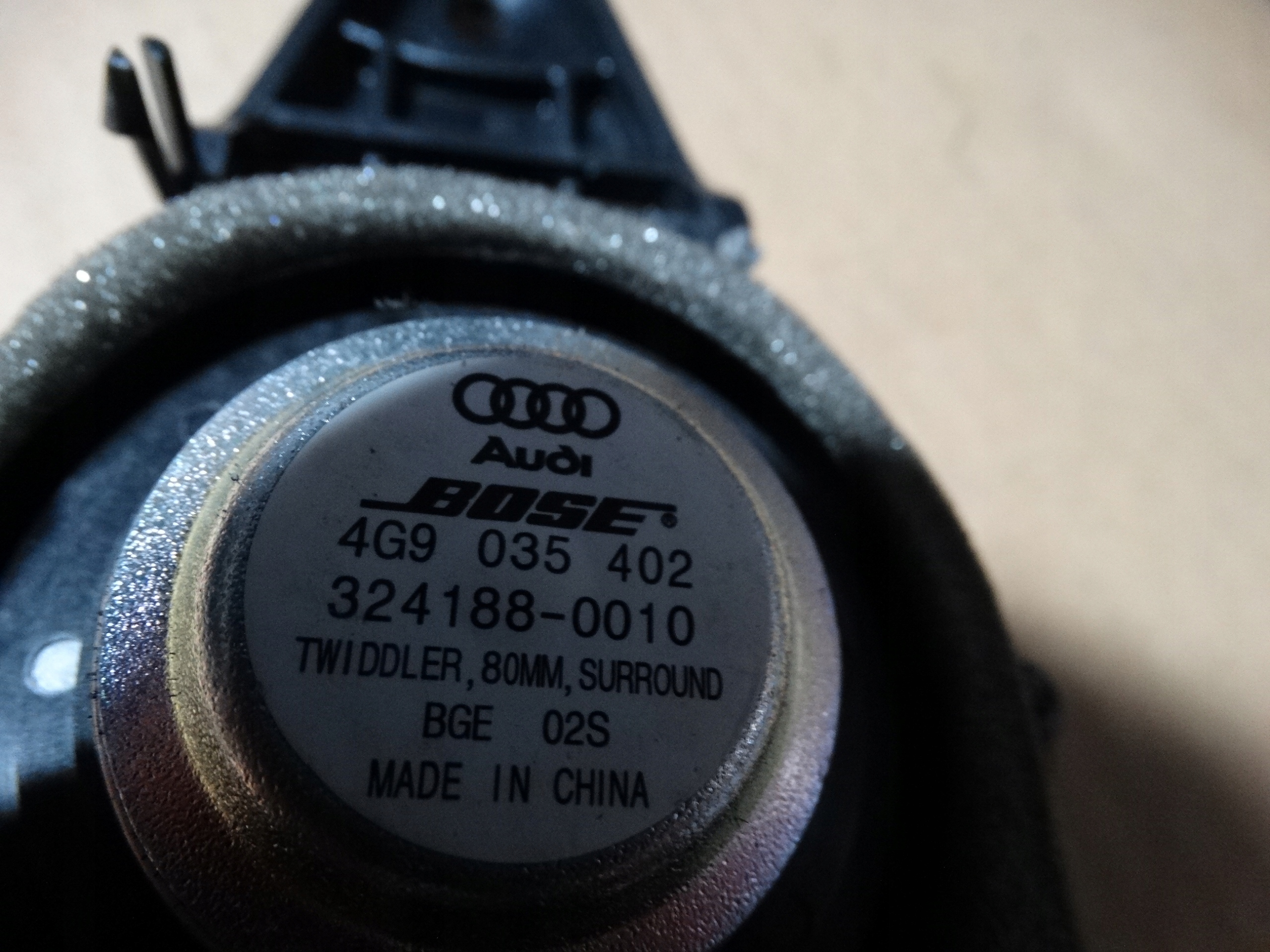 IDEALNY speaker BOSE AUDI A6 A7 C7 1 9