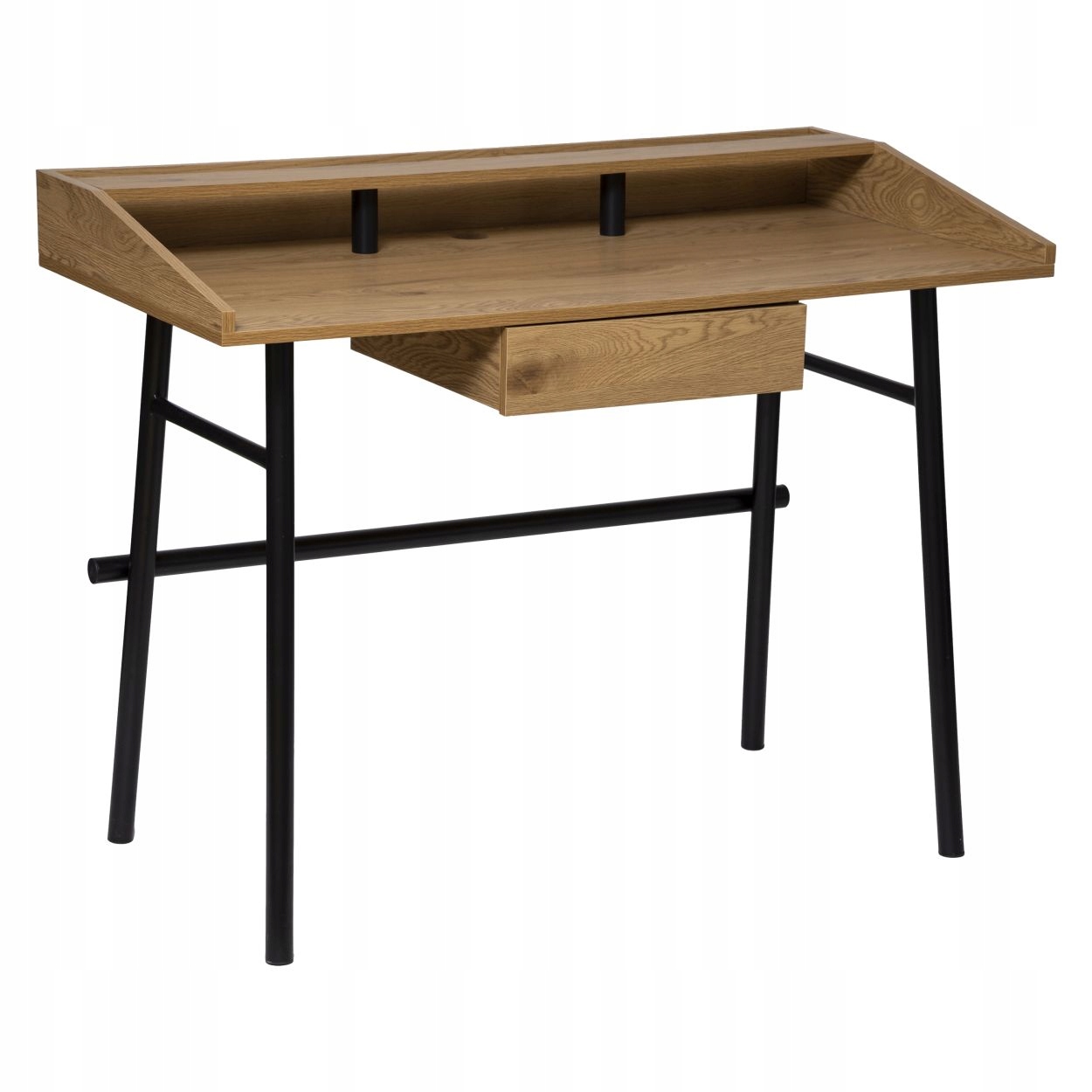 Písací Stôl So Zásuvkou 110 CM Bronzový Loft Industriálny Do Obývacej Izby