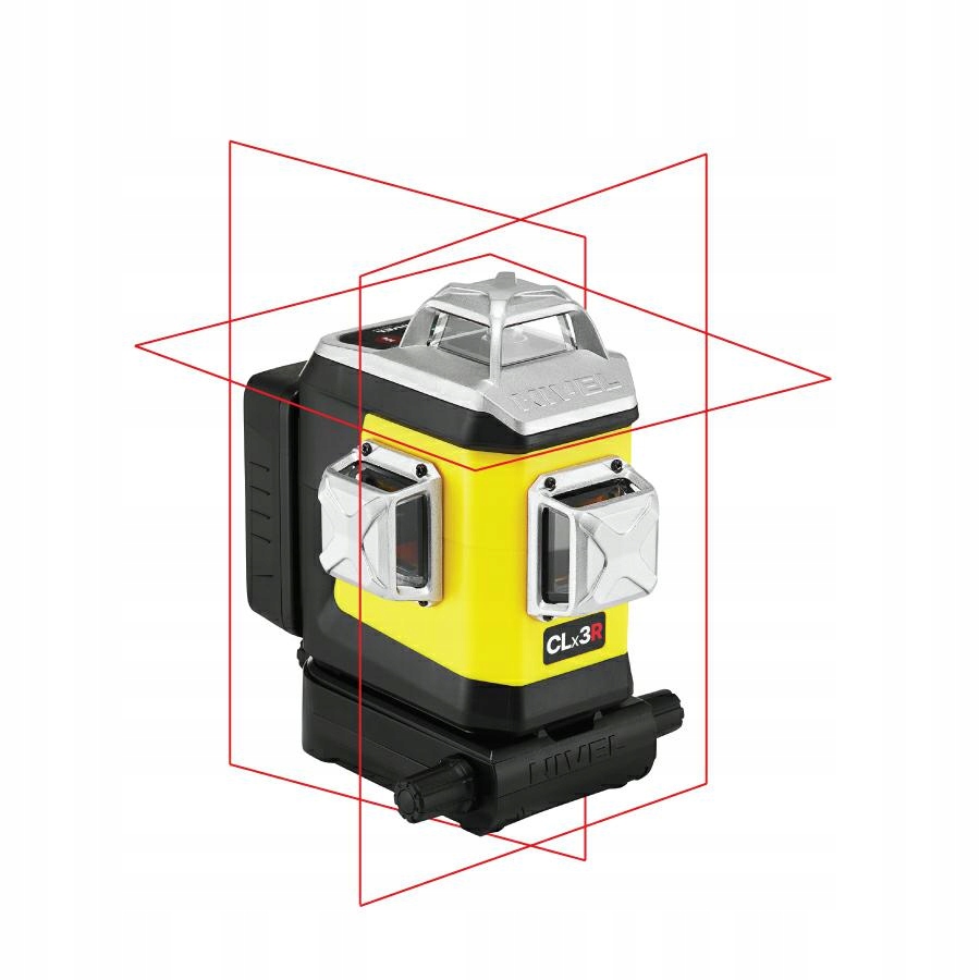 Nivel System Laser Płaszczyznowy CLx3R 3x360° Czerwony