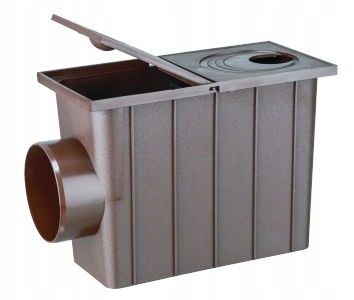 

Osadnik Czyszczak boczny brąz Rewizja Rury Rynna