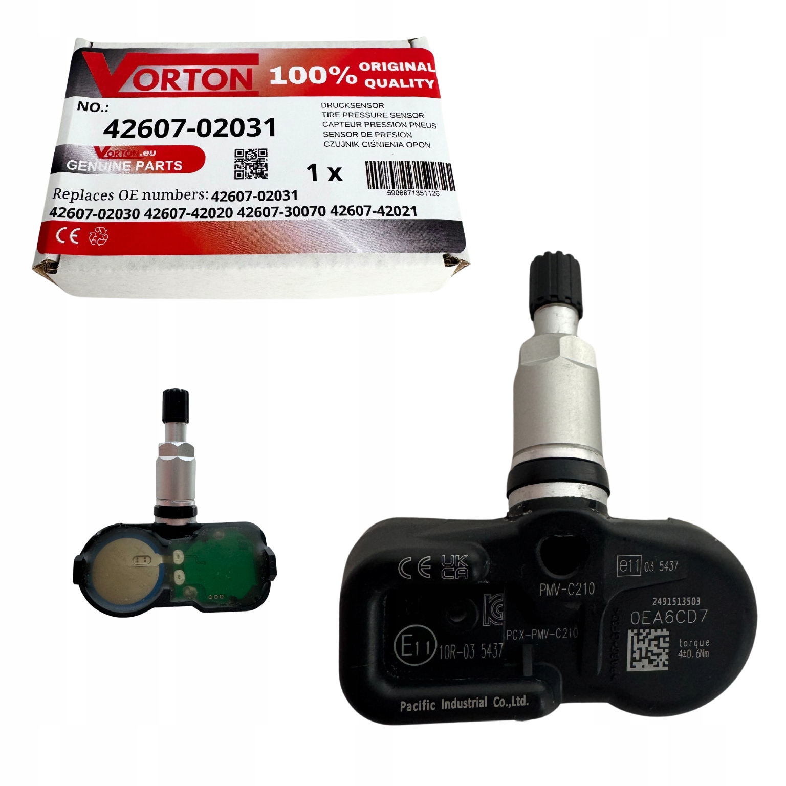 Snímač Tlaku Tpms Toyota Auris Corolla Yaris Lexus Ls Nx Rc Rx Is Ct