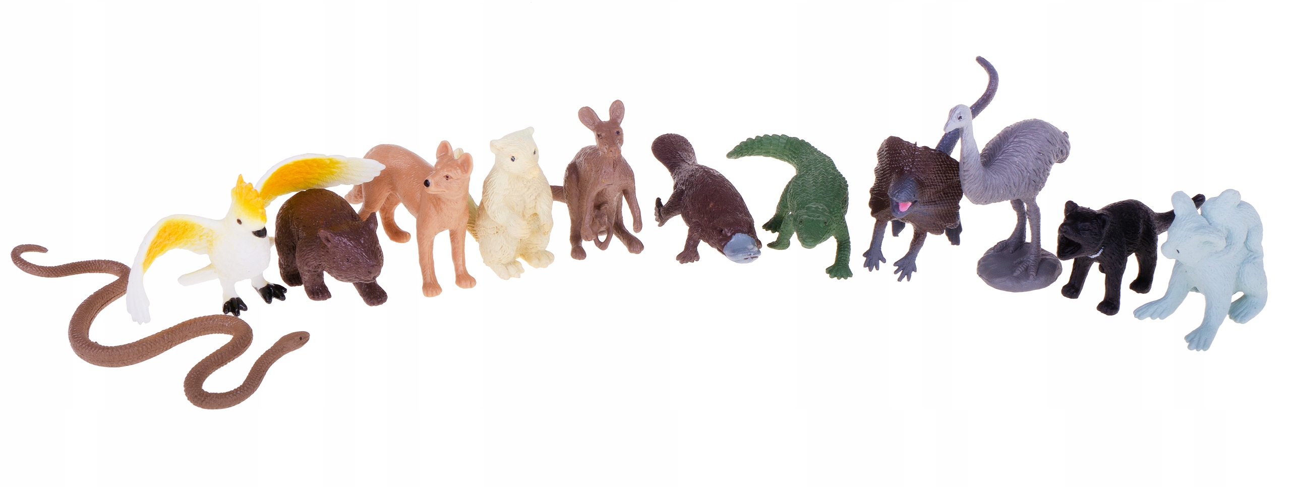 ZWIERZĘTA DZIKIE AUSTRALIA ZESTAW 12 SZT FIGUREK KANGUR KOALA Kod producenta HHZ18