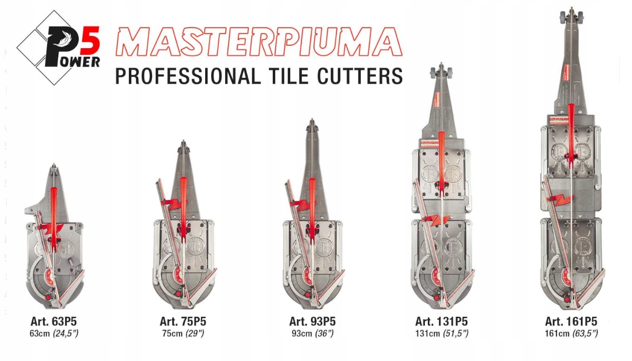 PRZECINARKA DO PŁYTEK MASZYNA DO CIĘCIA 93 x 93CM MASTERPIUMA 93P5 MONTOLIT Waga urządzenia 15 kg