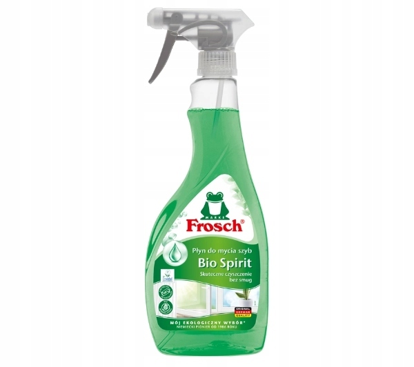 Čisticí prostředek na skla zrcadel Frosch Bio Spirit 0,5L