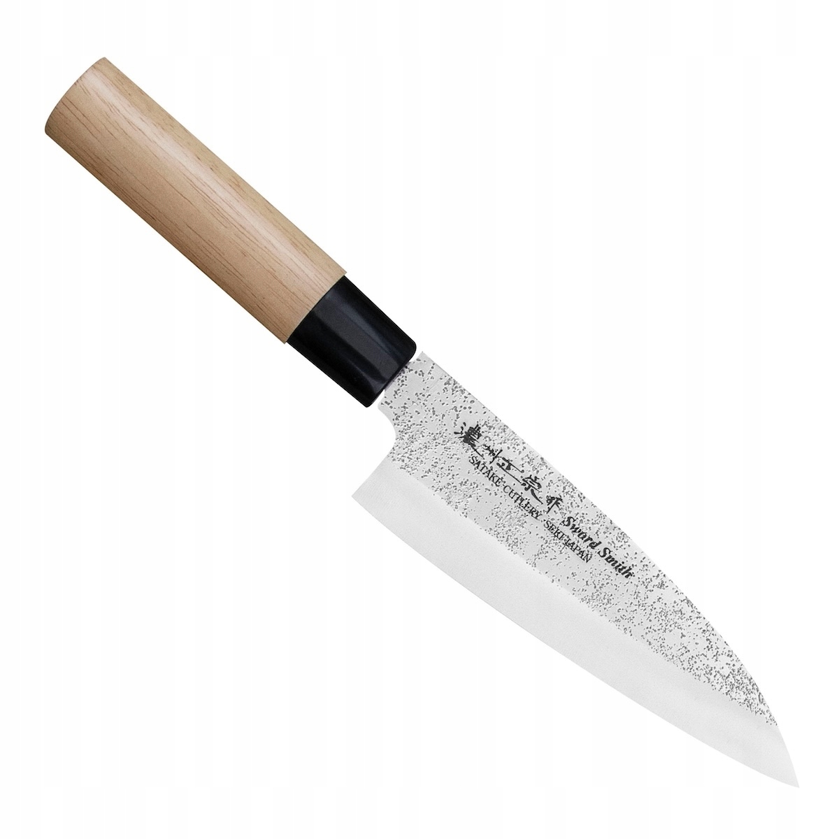 Satake Nashiji Natural Japonský ostrý kuchynský nôž Deba na filetovanie 15 cm
