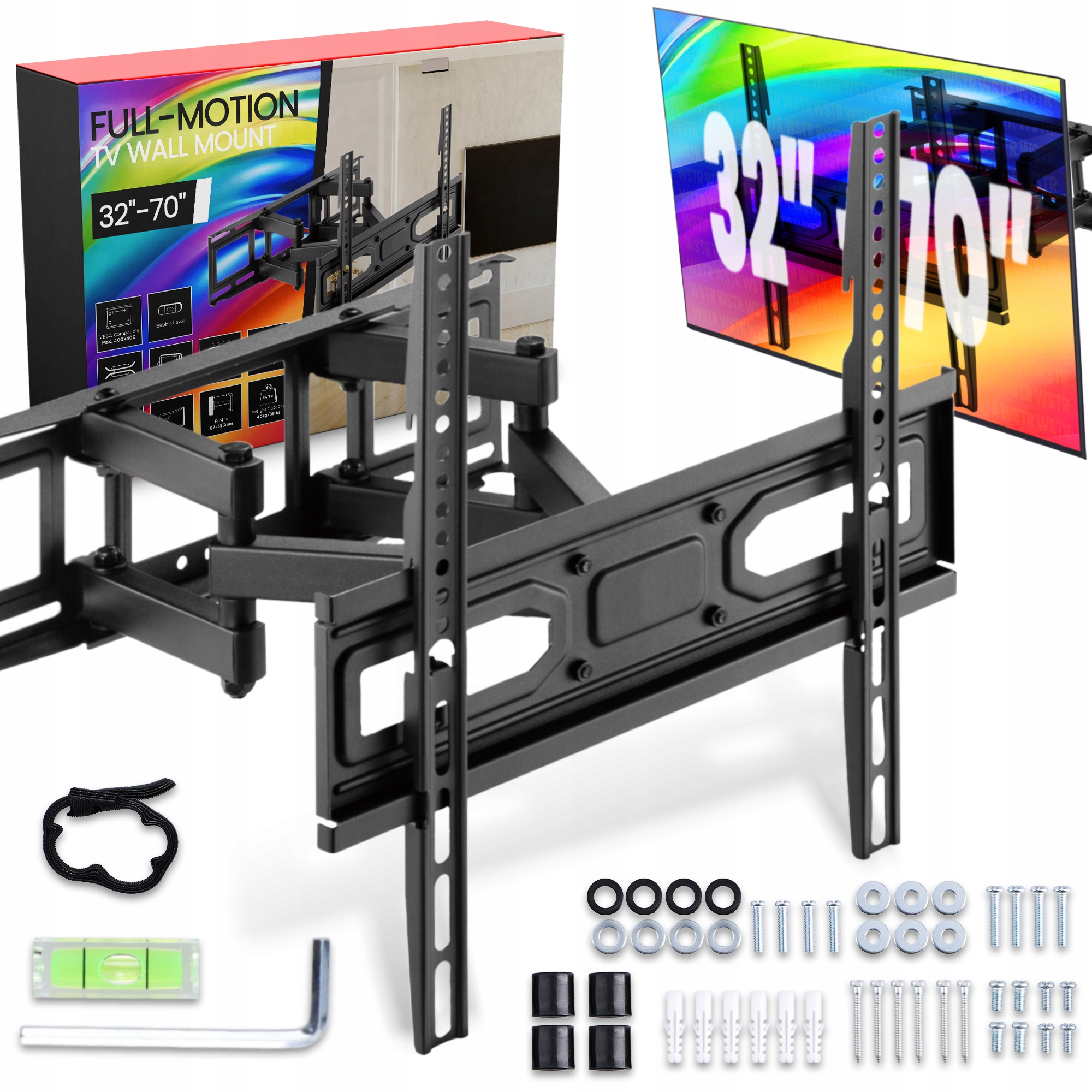 Uchwyt Do Telewizora Tcl 50'' Wieszak Tv Ścienny Obrotowy Uchylny Ruchom 0F