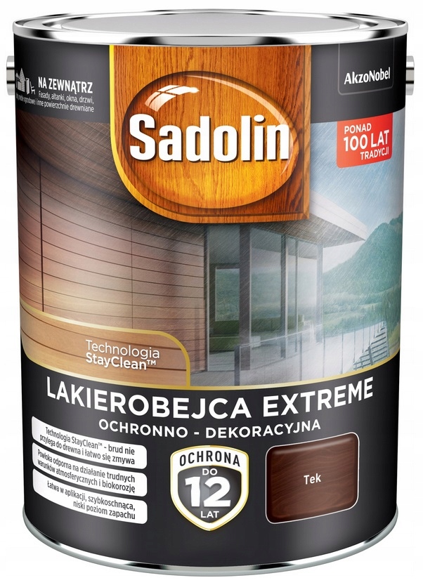 

Sadolin Extreme- lakierobejca, tek, 4.5l