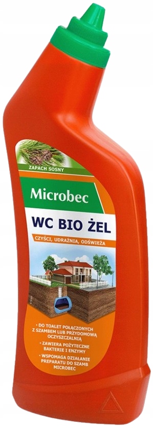 BROS MICROBEC WC BIO ŻEL WSPOMAGA DZIAŁANIE SZAMBA 750 ml