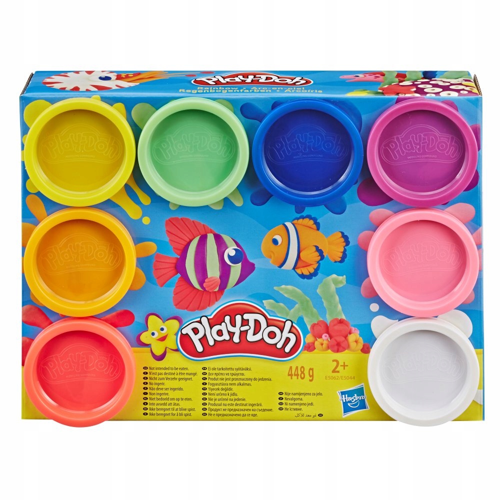 

Play-doh Ciastolina Tuby 8 Pak tęczowych kolorów