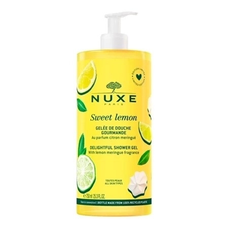 Nuxe Sweet Lemon Cytrynowy Żel Pod Prysznic Oczyszczający 750 ml