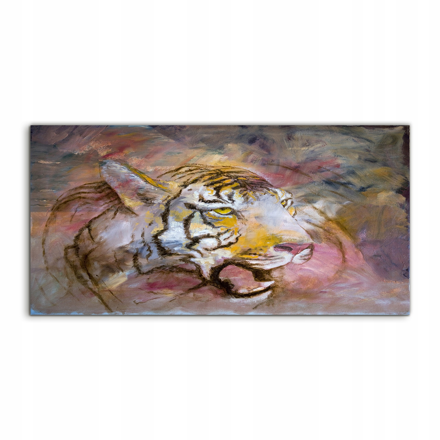 

Fotoobraz 120x60 z nadrukiem Zwierzęta Kot Tygrys