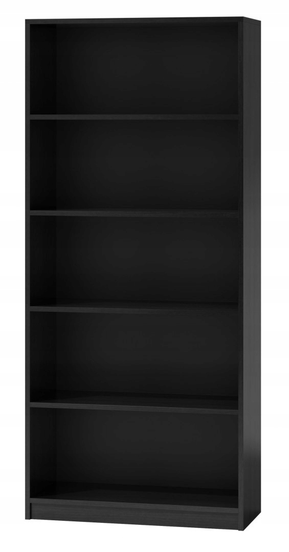 REGAŁ 80CM PÓŁKA SZAFKA KSIĄŻKI SEGREGATORY CZARNY Kod producenta R80 CZERŃ