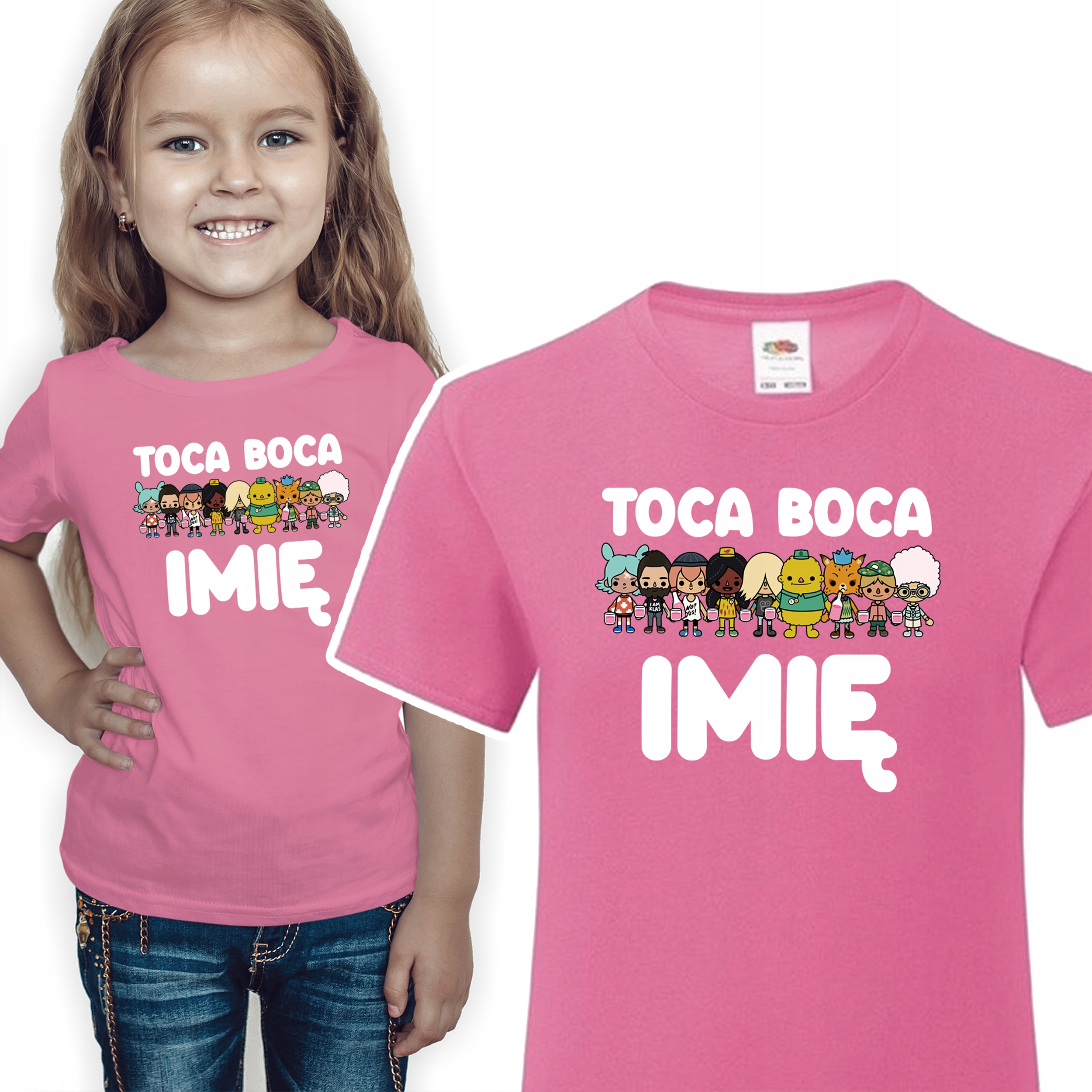 

T-shirt dziecięcy Toca Boca Własny Nadruk 122 cm