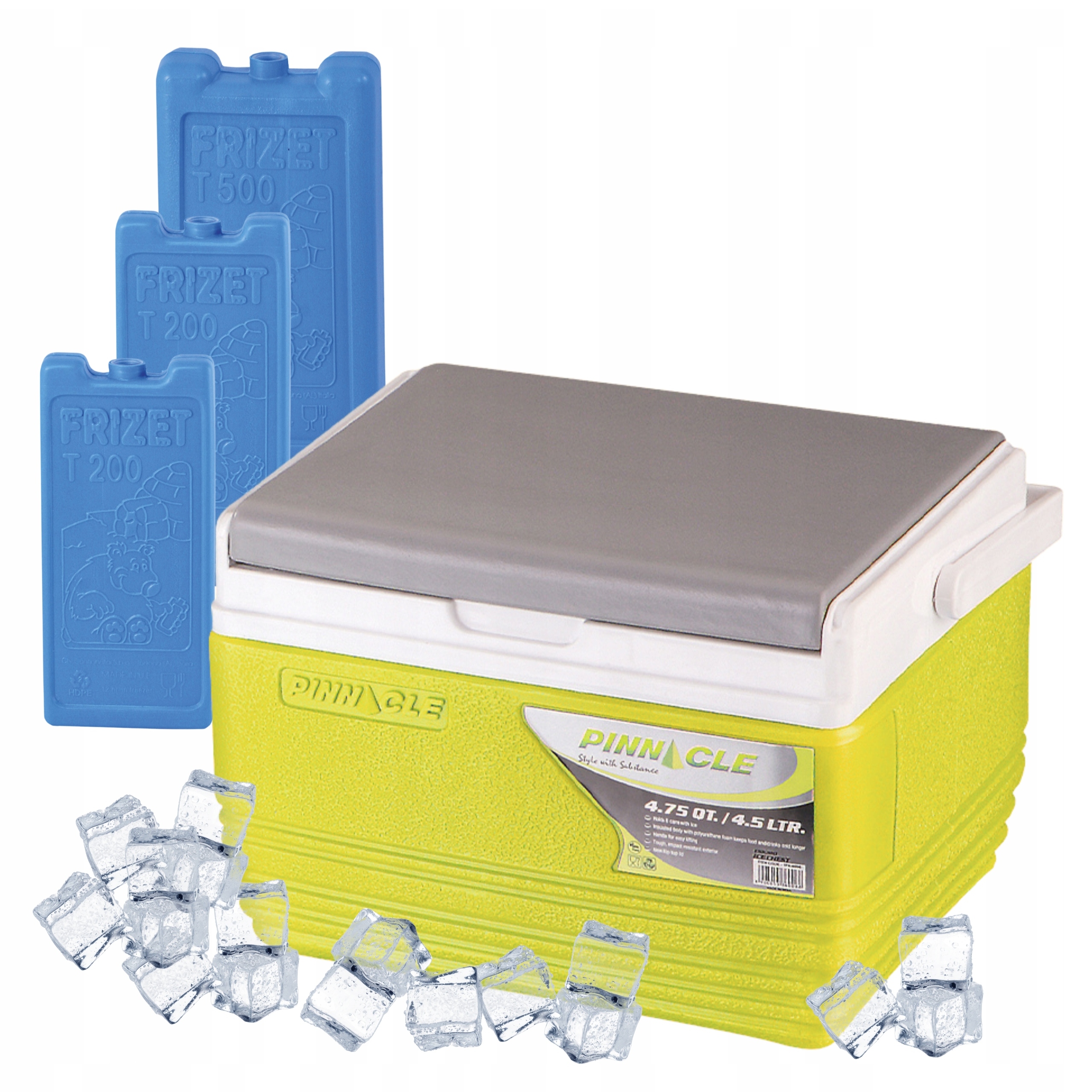 Malá turistická lednička na náplně 4,5L Pinnacle Tpx 6006 Limetka 3 náplně