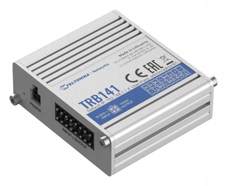 Teltonika TRB141 Brána 4G Lte 1x Sim, I/o 16-pin