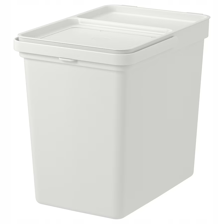 Ikea Hallbar Nádoba světle šedá 22 l
