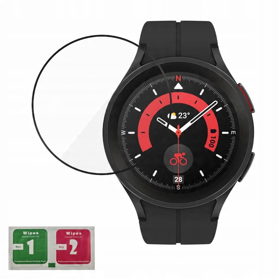 

Szkło Hybrydowe Ramka 5D Do Samsung Watch 5 Pro
